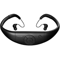 Los mejores  - Natación MP3- Reproductor MP3 impermeable de 8GB para nadar con función Shuffle-Negro